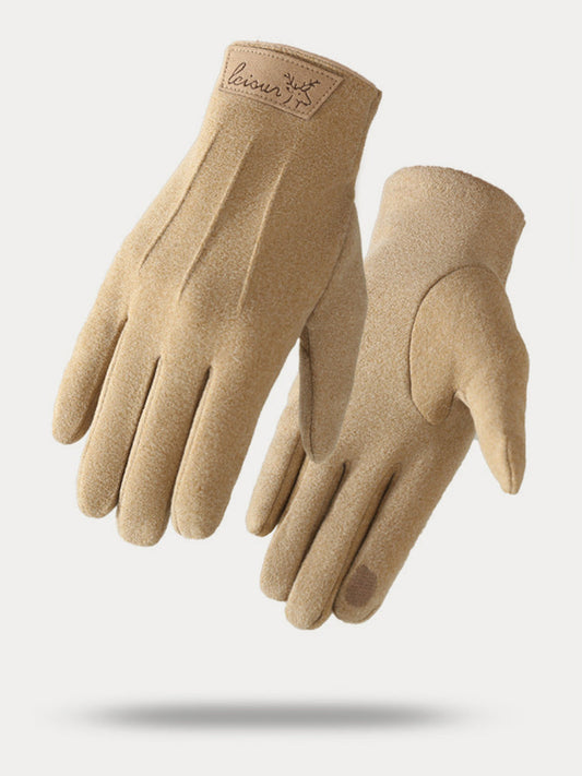 Warm Fleece Lining Riding Gloves