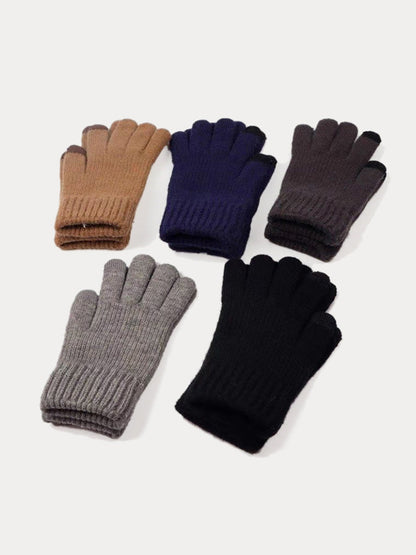 Winter Thicken Keep Warm Knit Gloves