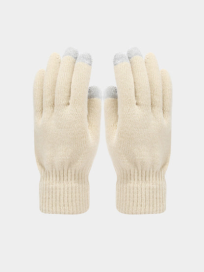 Ultra-Soft Knit Beanie Gloves Neck Warmer 3-in-1 Set