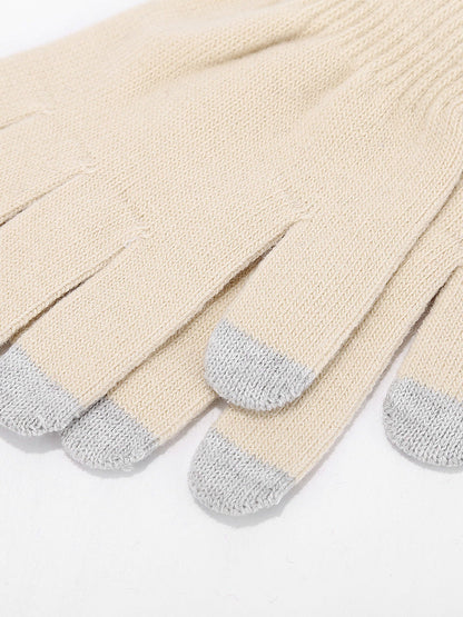 Ultra-Soft Knit Beanie Gloves Neck Warmer 3-in-1 Set