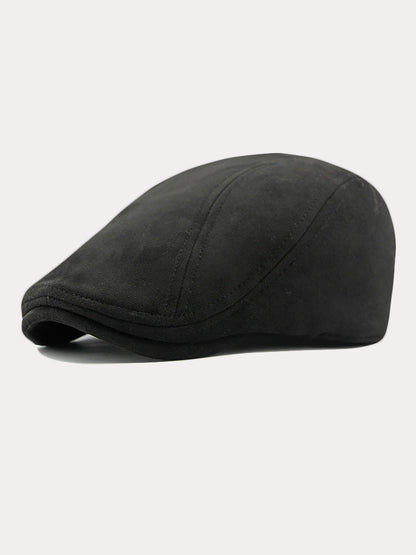 Minimalist Suede Beret Hats