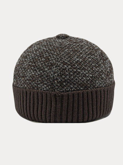Winter Ear Protection Brim Beanie Hat
