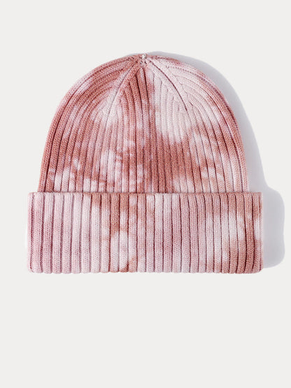 Stylish Tie-Dye Style Knit Beanie