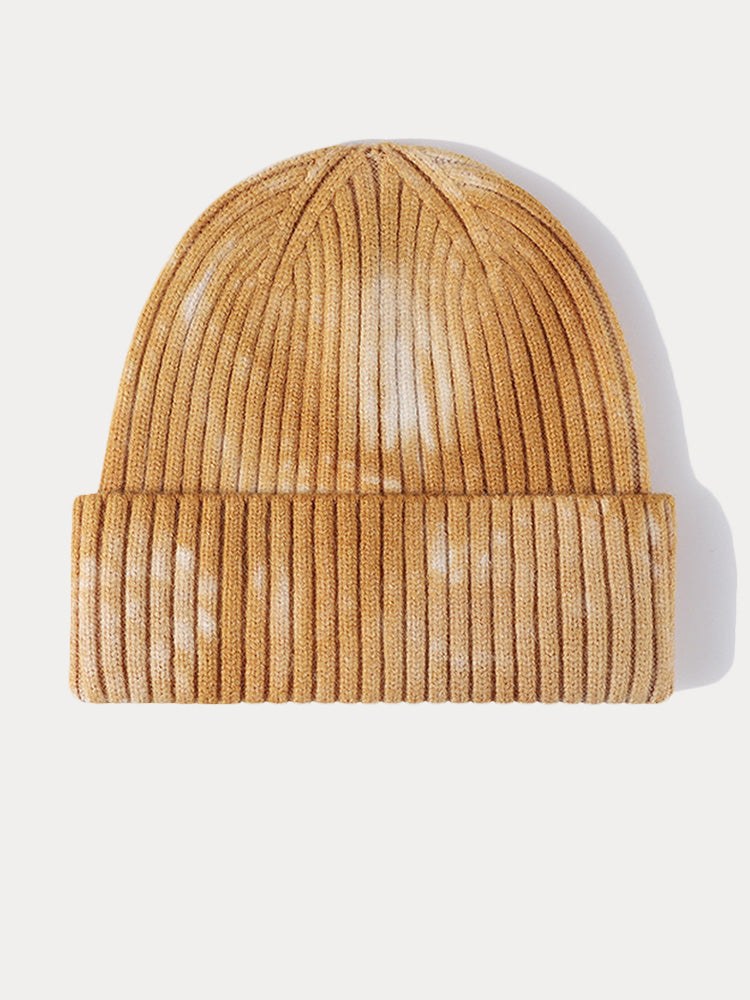 Stylish Tie-Dye Style Knit Beanie