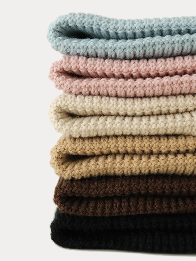 Stylish Warm Label Knit Beanie