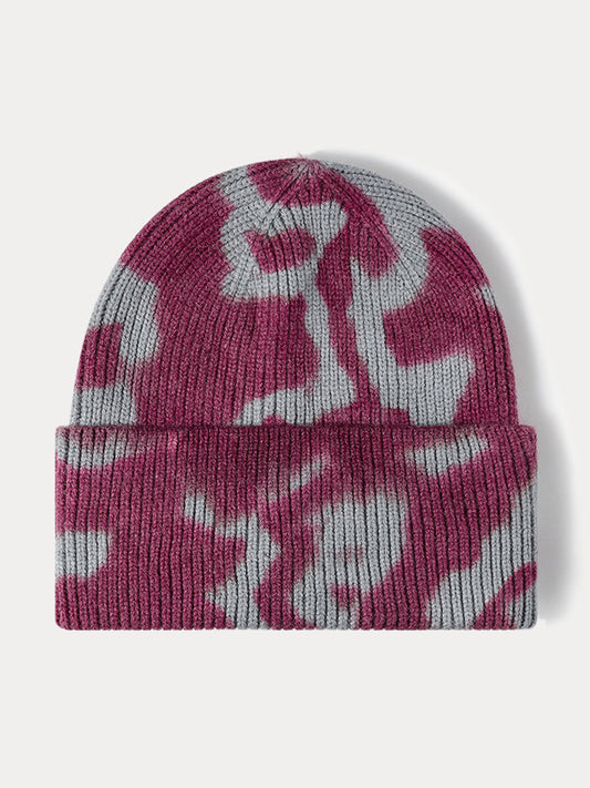 Street Style Tie-Dye Knit Beanie