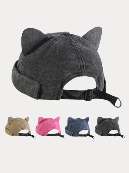 Stylish Meow Earflap Cap