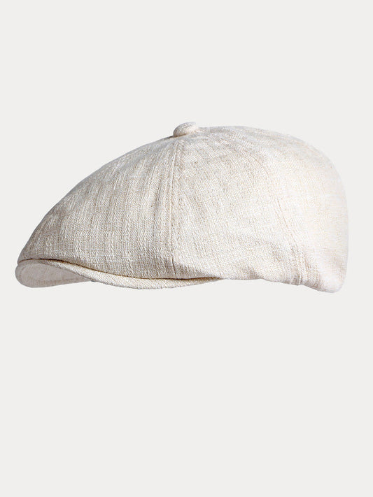 Casual Breathable 100% Cotton Newsboy Cap