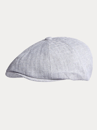 Casual Breathable 100% Cotton Newsboy Cap