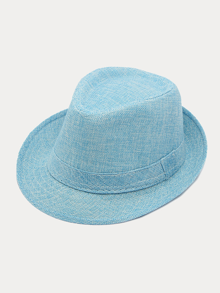 Beach Sun Protection 100% Cotton Fedora Hat
