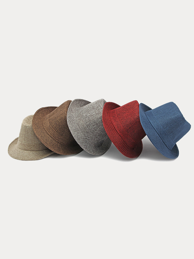 Beach Sun Protection 100% Cotton Fedora Hat