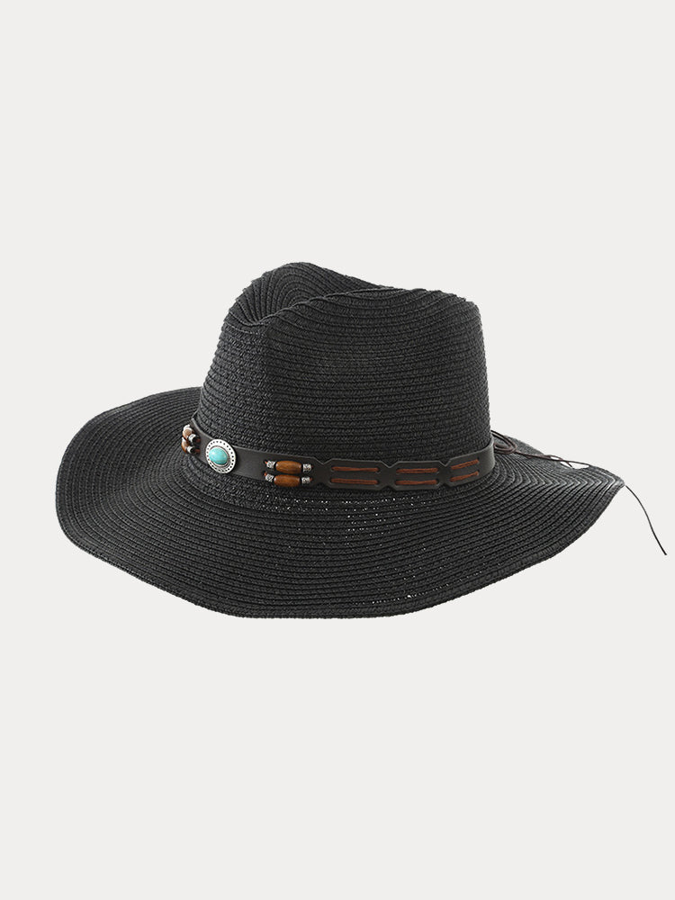 Classic Summer Straw Fishing Beach Hat