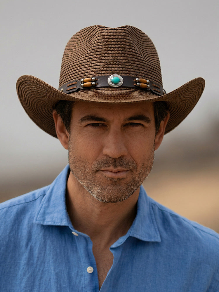 Classic Summer Straw Fishing Beach Hat