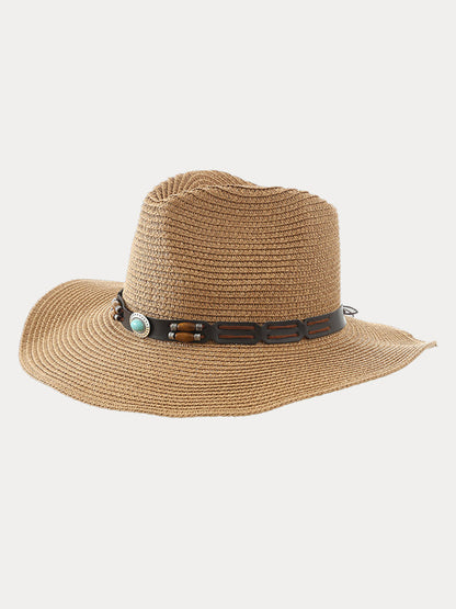 Classic Summer Straw Fishing Beach Hat
