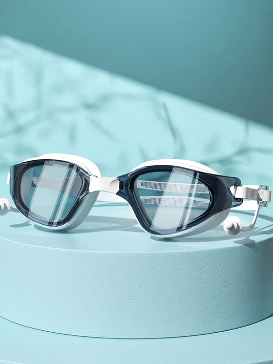 Anti-Fog Swimming Goggles with Ear Plugs
