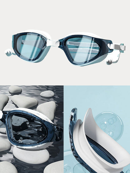 Anti-Fog Swimming Goggles with Ear Plugs
