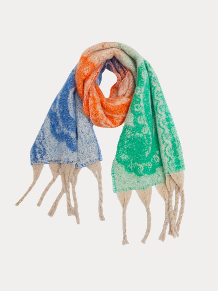 Soft Warm Tassel Shawl Scarf