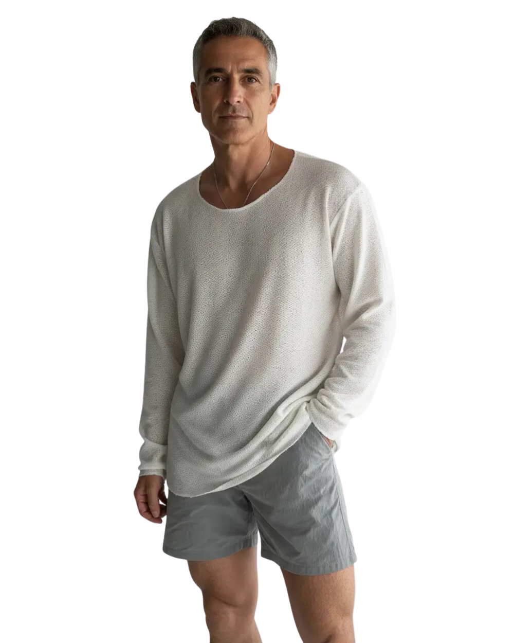 Casual Knit T-Shirt