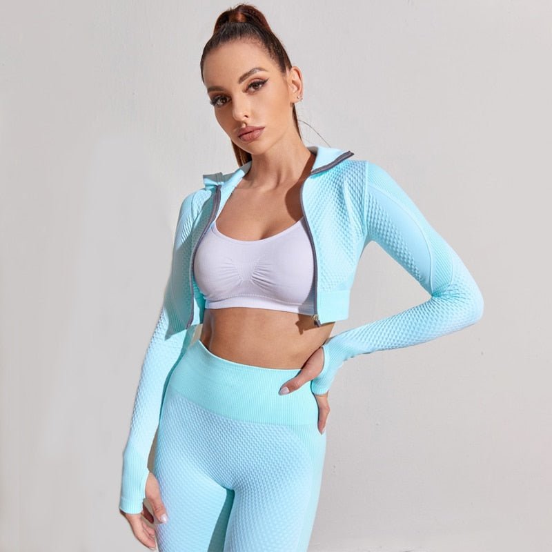 Agility Long-Sleeve & Leggings Gym Set