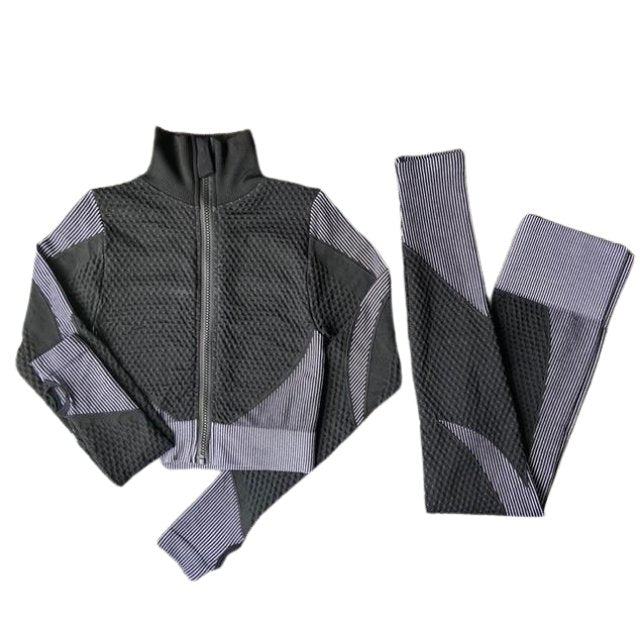 Agility Long-Sleeve & Leggings Gym Set