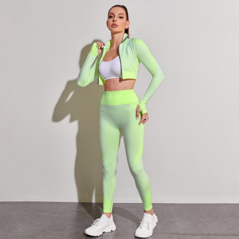 Agility Long-Sleeve & Leggings Gym Set