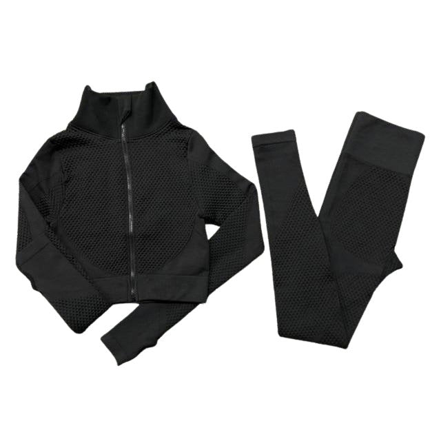 Agility Long-Sleeve & Leggings Gym Set