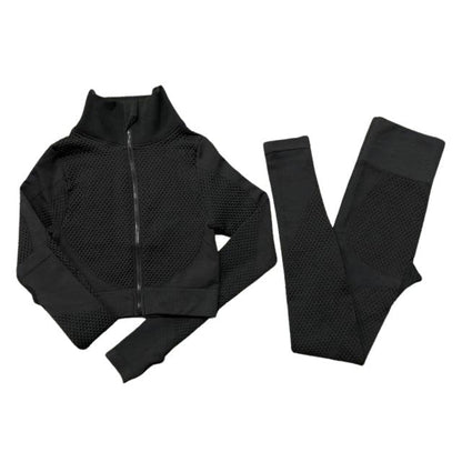 Agility Long-Sleeve & Leggings Gym Set