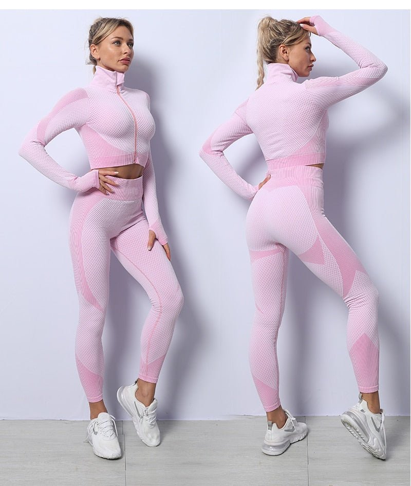 Agility Long-Sleeve & Leggings Gym Set