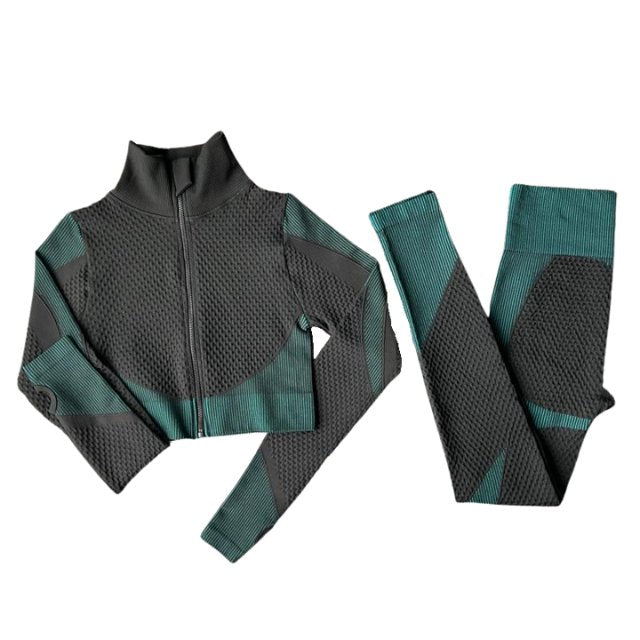 Agility Long-Sleeve & Leggings Gym Set