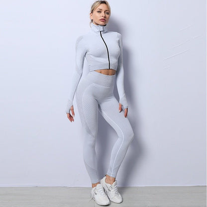 Agility Long-Sleeve & Leggings Gym Set