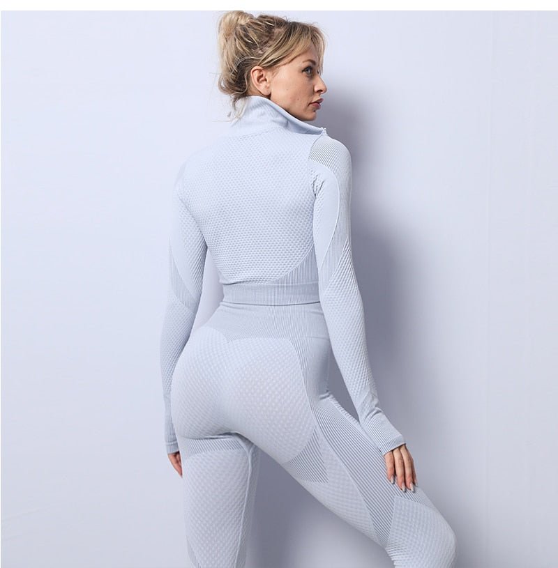 Agility Long-Sleeve & Leggings Gym Set