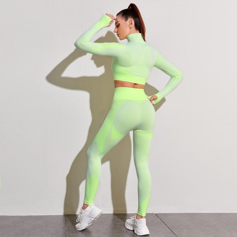 Agility Long-Sleeve & Leggings Gym Set
