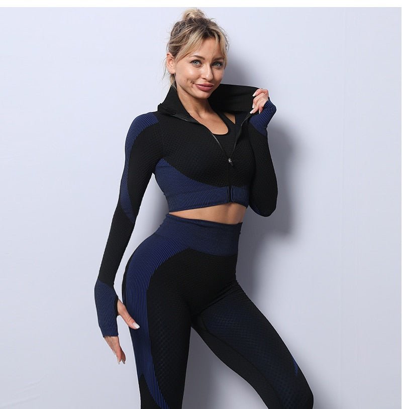 Agility Long-Sleeve & Leggings Gym Set
