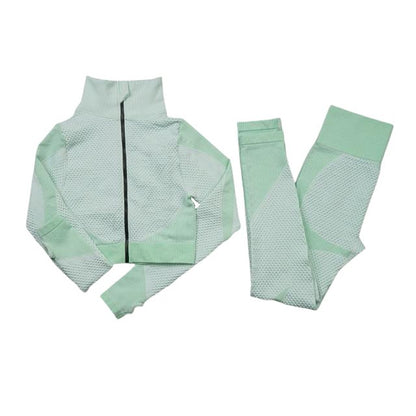 Agility Long-Sleeve & Leggings Gym Set