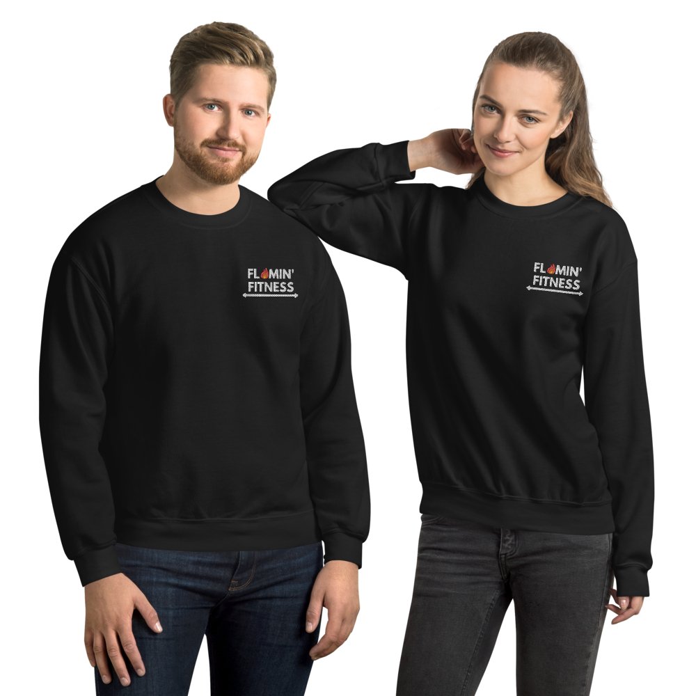Black Embroidered Logo Sweatshirt