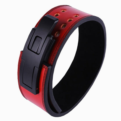 Cowhide Wide Weightlifting Belt