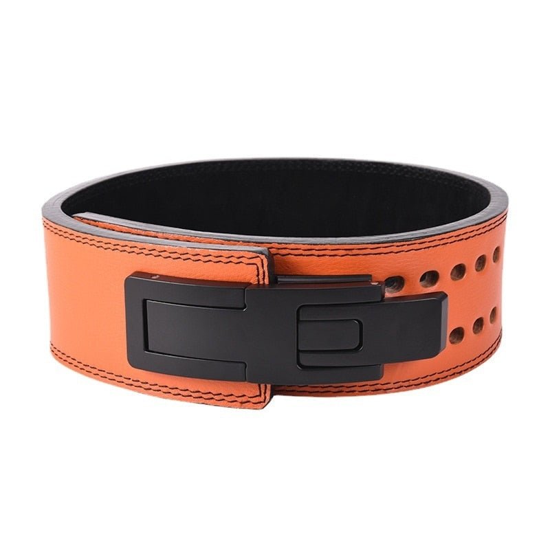 Cowhide Wide Weightlifting Belt