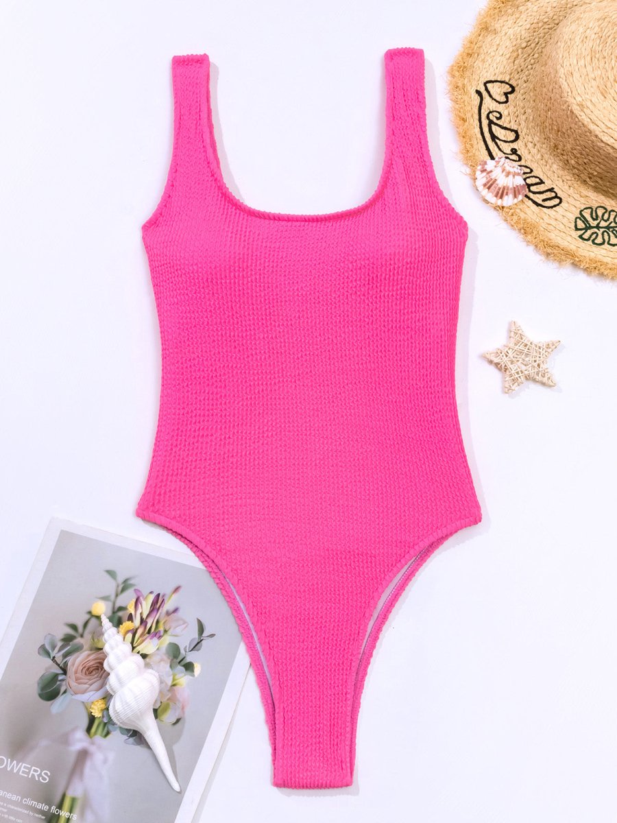 Crochet Style One-Piece Swimsuit