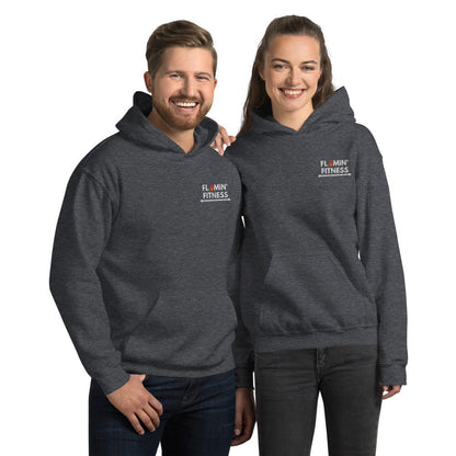 Dark Heather Embroidered Logo Hoodie