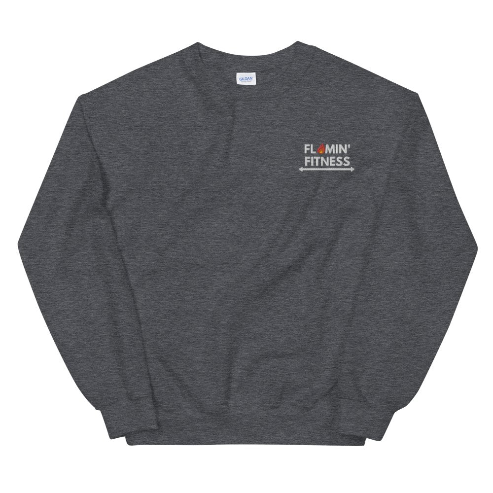 Dark Heather Embroidered Logo Sweatshirt