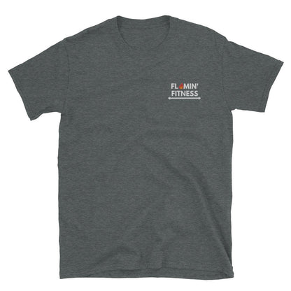 Dark Heather Embroidered Logo T-Shirt