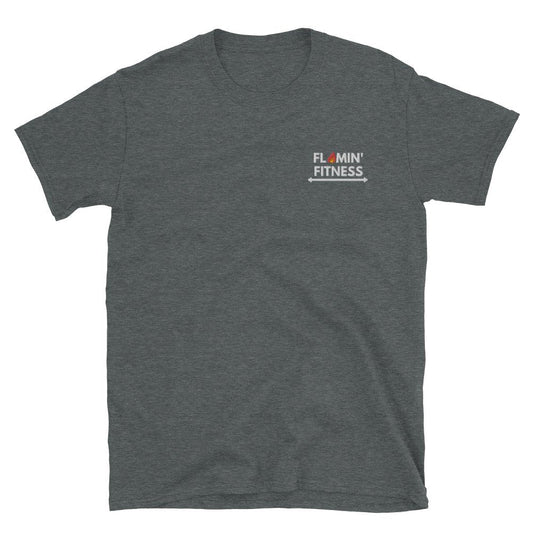Dark Heather Embroidered Logo T-Shirt