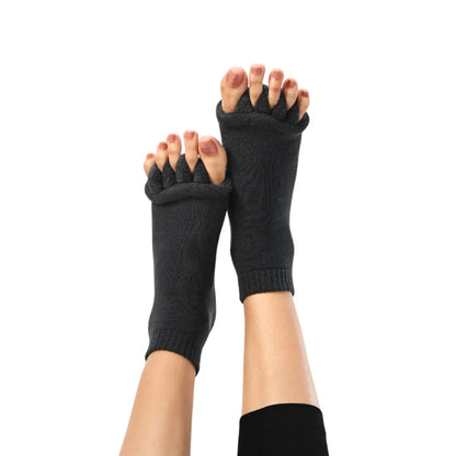 Black Foot Alignment Socks