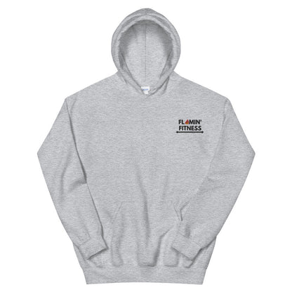 Grey Embroidered Logo Hoodie