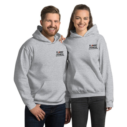 Grey Embroidered Logo Hoodie
