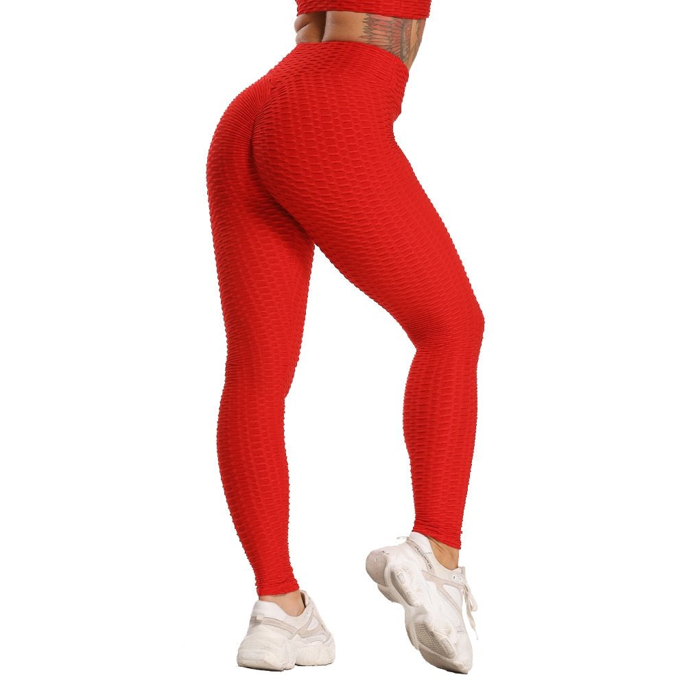 Honeycomb Anti-Cellulite Gym Leggings