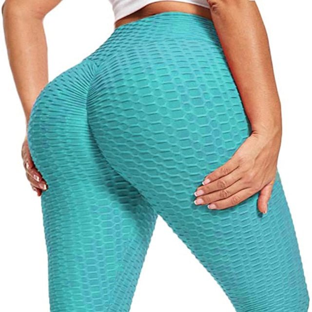 Honeycomb Anti-Cellulite Gym Leggings