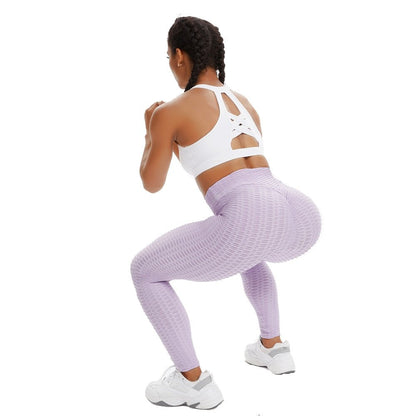 Honeycomb Anti-Cellulite Gym Leggings