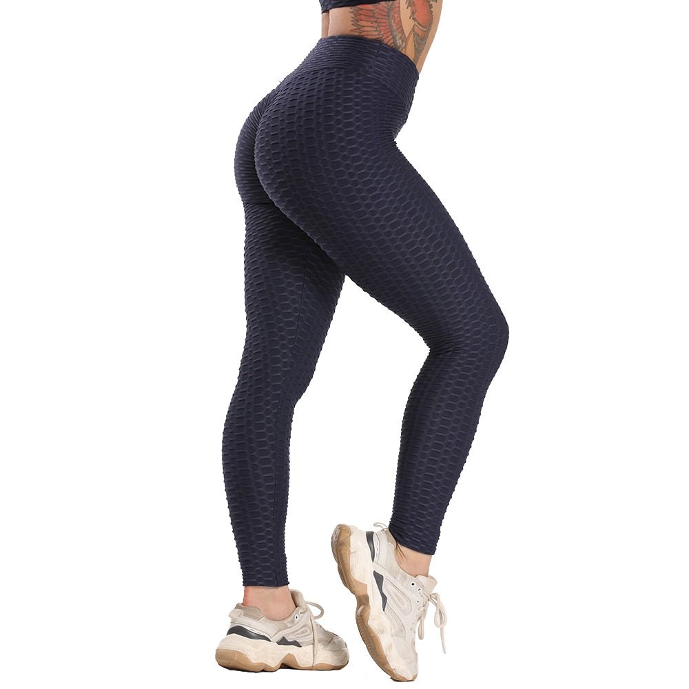 Honeycomb Anti-Cellulite Gym Leggings