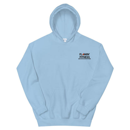 Light Blue Embroidered Logo Hoodie